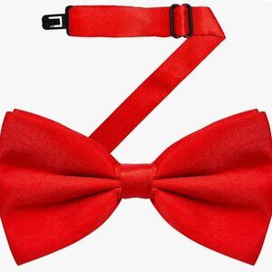 Adjustable Red Bow Tie